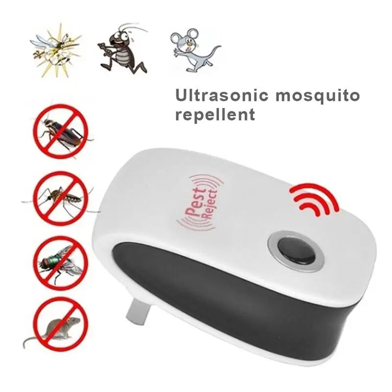 Pest Repeller Electronic Ultrasonic Pest Reject Mouse Rat Cockroach Pest Control Device Household Mosquito Killer EU US Plug Leedoar