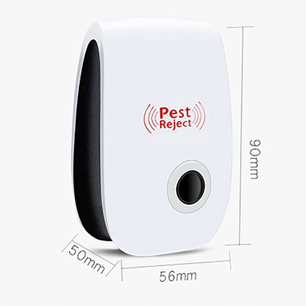 Pest Repeller Electronic Ultrasonic Pest Reject Mouse Rat Cockroach Pest Control Device Household Mosquito Killer EU US Plug Leedoar