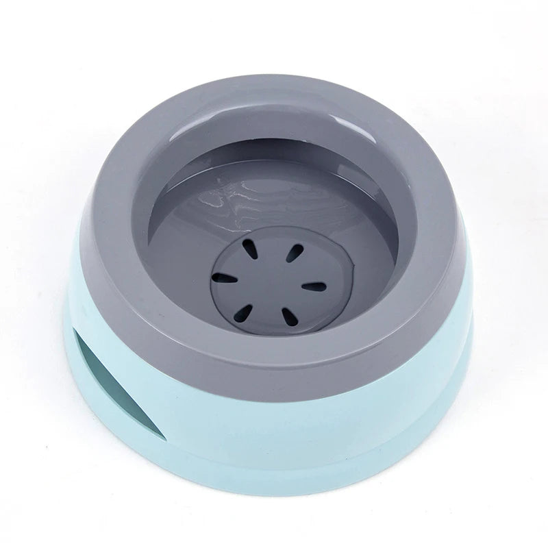 Pet Dog Bowls Floating Not Wetting Mouth Cat Bowl No Spill Drinking Water Feeder Plastic Portable Dog Bowl Support Accessories