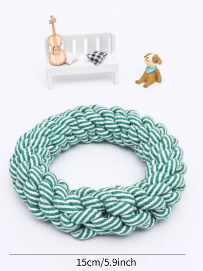 Pet Dog Rope Toy Durable Chew Bite Resistant Pet Toys for Medium Large Dogs Golden Retriever Pitbull Labrador Supplies Leedoar