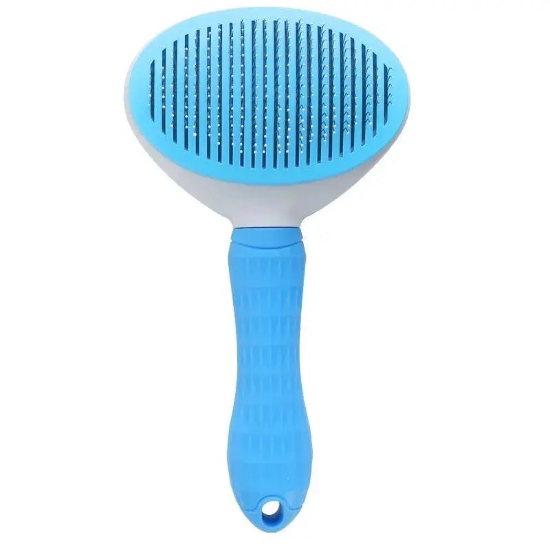 Pet Hair Remover Brush Dog Cat Non-slip Beauty Brush Dog Grooming Equipment Pets Stainless Steel For Dogs Pet Hair Removal Comb Leedoar