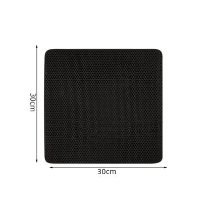 Pet Litter Mat Waterproof Double Layer Pet Litter Mat Non Slip Mat Washable Cat Mat Pet Supplies Leedoar