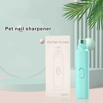 Pet Nail Grinder Dog Cat Battery Model Nail Trimmer Large and Small Dogs Nail Clippers Pet Grooming Tools Leedoar