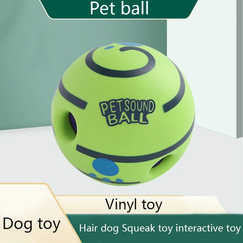 Pet Play Giggle Ball Indoor Outdoor Rolling Movement Pet Training Supplies Wholesale Dog Squeaky Toy Interactive Toys For Dogs Leedoar