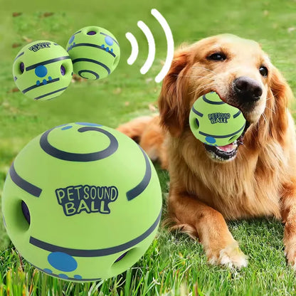 Pet Play Giggle Ball Indoor Outdoor Rolling Movement Pet Training Supplies Wholesale Dog Squeaky Toy Interactive Toys For Dogs Leedoar