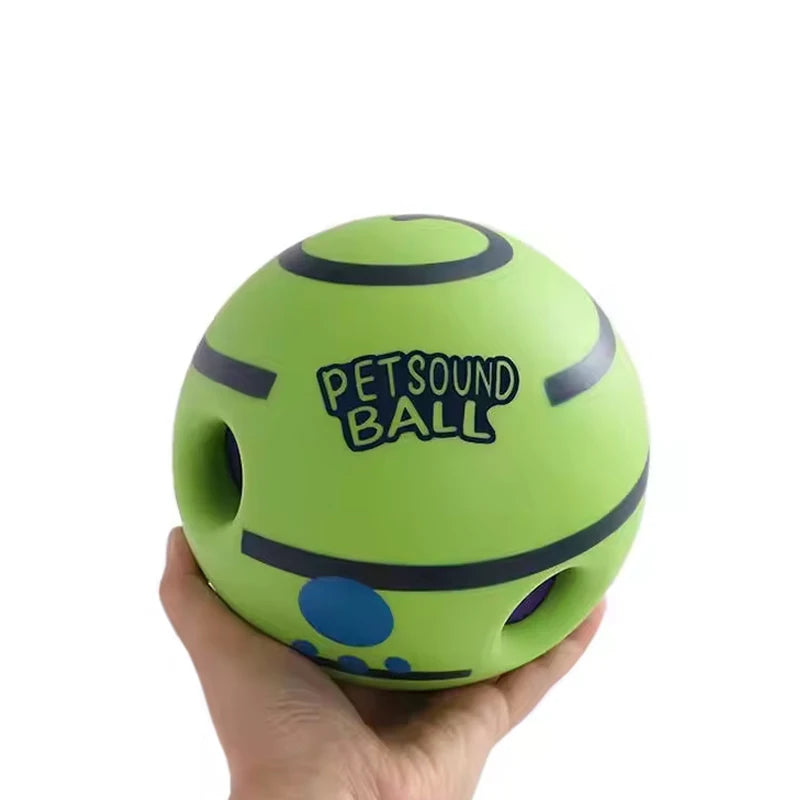 Pet Play Giggle Ball Indoor Outdoor Rolling Movement Pet Training Supplies Wholesale Dog Squeaky Toy Interactive Toys For Dogs Leedoar