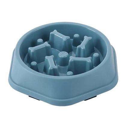 Pet Slow Food Bowl Anti-choking Feeder PP Plastic Dish Bowl Home Dog Eating Plate Anti-gulping Feeding Supplies Leedoar