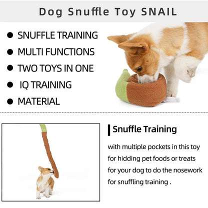 Pet Sniff Toy Squeaky Dog Decryption Interactive Toy For Foraging Instinct Training, Soft Puppy Toy Teething Educational Dog Toy Leedoar