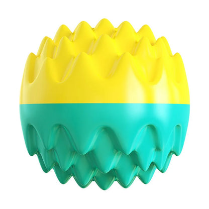 Pet toy ball chews, cleans teeth, is resistant to biting, cat toy chews, emits sound, elastic dog toy ball Leedoar