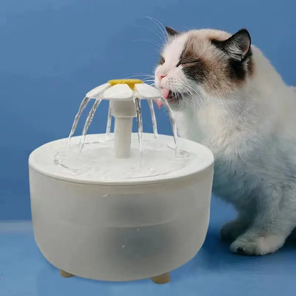 Pets Water Fountain Auto Filter USB Electric Mute Cat Drinker Bowl 1200mL Recirculate Filtring Drinker for Cats Water Dispenser Leedoar