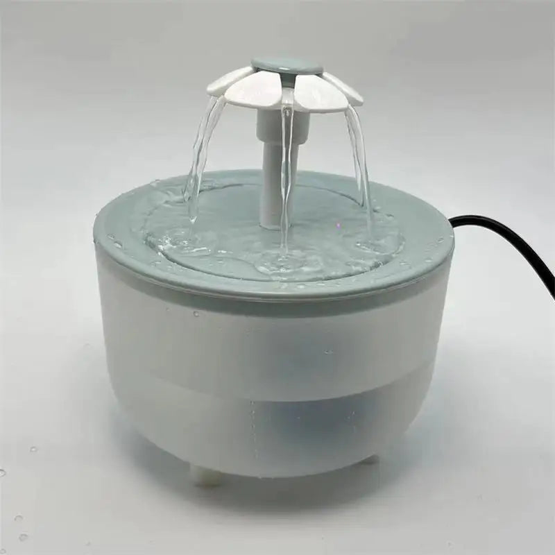 Pets Water Fountain Auto Filter USB Electric Mute Cat Drinker Bowl 1200mL Recirculate Filtring Drinker for Cats Water Dispenser Leedoar