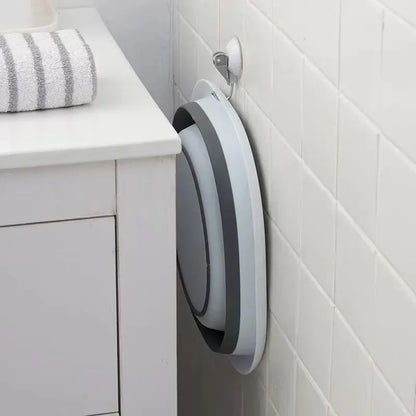 Lavabos plegables de plástico Lavabos portátiles Tina de lavandería plegable Lavabo de baño para bebés y adultos Accesorios de cocina para baño Lavabo 