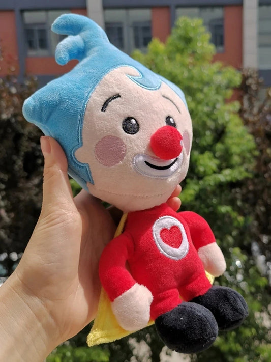 Muñeco de peluche de payaso Plim Plim, muñeco de peluche de dibujos animados kawaii, muñeco de peluche de payaso suave, regalo de cumpleaños para niños 