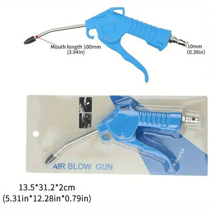 Pneumatic Hardware Tool Dust Removal Gun Blowing Air Soot Blowing Gun Air Pump Extended Nozzles High Pressure Dust Blowing Gun Leedoar