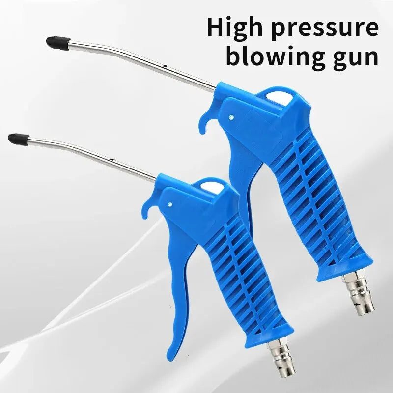 Pneumatic Hardware Tool Dust Removal Gun Blowing Air Soot Blowing Gun Air Pump Extended Nozzles High Pressure Dust Blowing Gun Leedoar