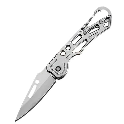 Pocket Folding Fruit Knife, Stainless Steel Outdoor Knife with Non-slip Handle for Kitchen Accessories Leedoar