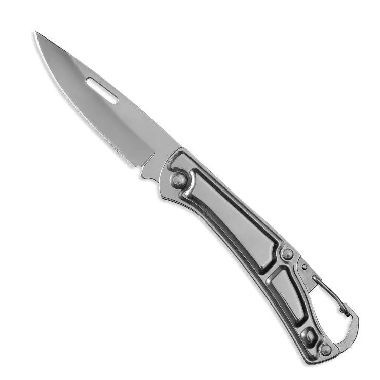 Pocket Folding Fruit Knife, Stainless Steel Outdoor Knife with Non-slip Handle for Kitchen Accessories Leedoar