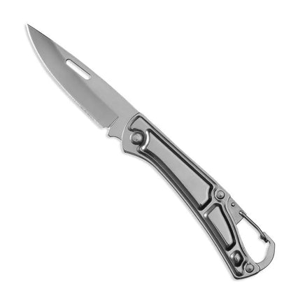 Pocket Folding Fruit Knife, Stainless Steel Outdoor Knife with Non-slip Handle for Kitchen Accessories Leedoar