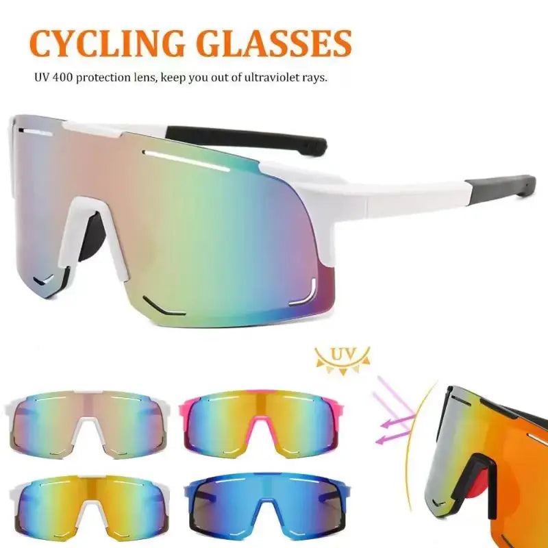 Polarized Cycling Sunglasses UV Protection Windproof Glasses For Men Women Polarized Lens Road Riding Bike Sport Glasses Eyewear Leedoar