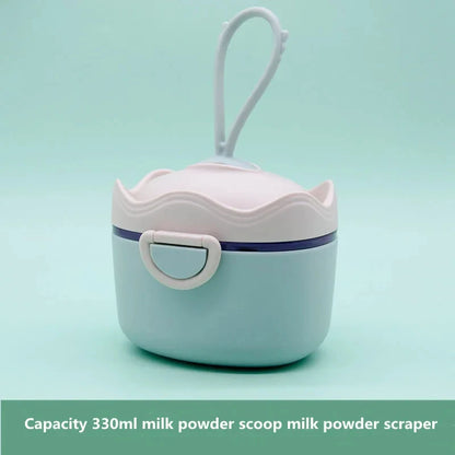 Portable Baby Food Storage Box BPA Free Formula Dispenser Cartoon Infant Milk Powder Box Toddler Snacks Cup Container Leedoar