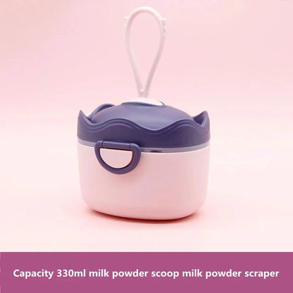 Portable Baby Food Storage Box BPA Free Formula Dispenser Cartoon Infant Milk Powder Box Toddler Snacks Cup Container Leedoar