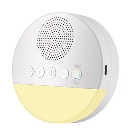 Portable Baby White Noise Machine USB Rechargeable Timed Shutdown Sleep Machine Baby Sleep Sound Player Night Light Noise Player