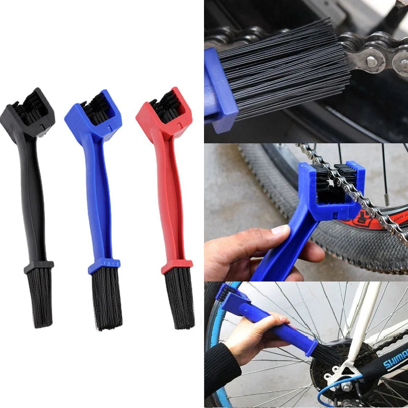 Portable Bicycle Chain Cleaner Motorcycle Road Bike Chain Clean Brush Bicycle Clean Tool Kit Cycling Chain Cleaner Maintenance Leedoar