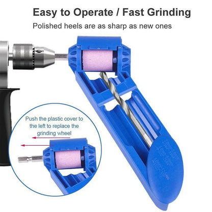 Portable Drill Bit Sharpener Sharpening Grinding Wheel Hand Tools Nail Drill Bits