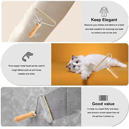 Portable Lint Remover Pet Hair Remover Brush Carpet Wool Coat Clothes Lint Pellet Manual Shaver Removal Scraper Cleaning Tool Leedoar