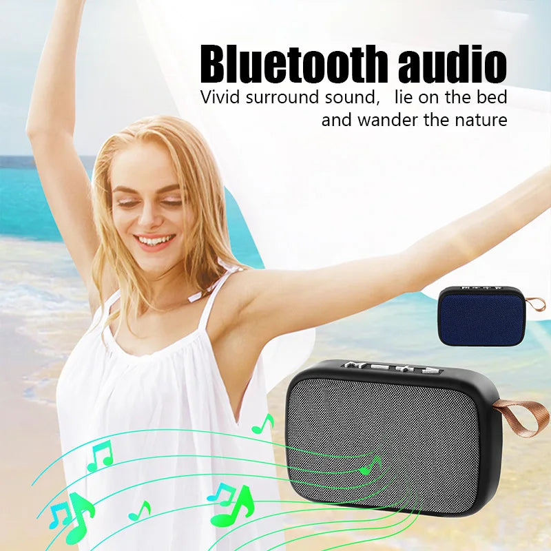 Portable Speakers Outdoor Bluetooth 5.0 Mini Oxford Loudspeaker Wireless Column 3D Stereo Music Player Surround Hifi sound Box Leedoar