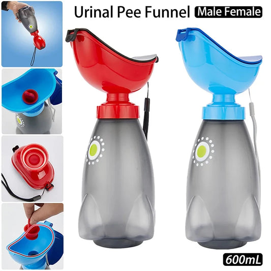 Portable Toilet Car Children's Urinary Kettle Men and Female Babies Leak-proof Toilet 600ml Outdoor Travel Urgent Urine Bag Leedoar