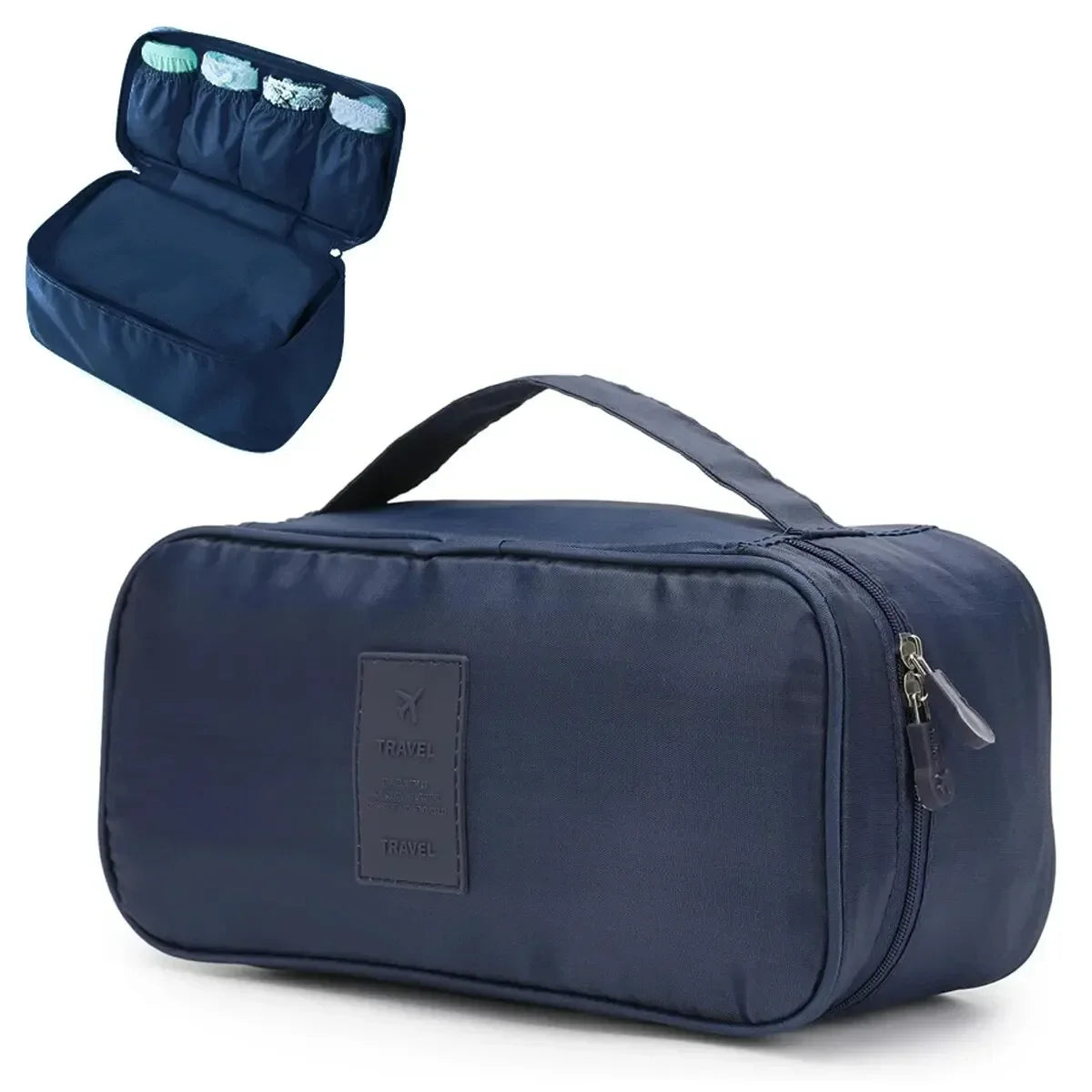 Portable Travel Storage Bag Multi-function Bra Underwear Organizer Bag Toiletry Cosmetic Case for Home Travel Handbag Makeup Bag Leedoar