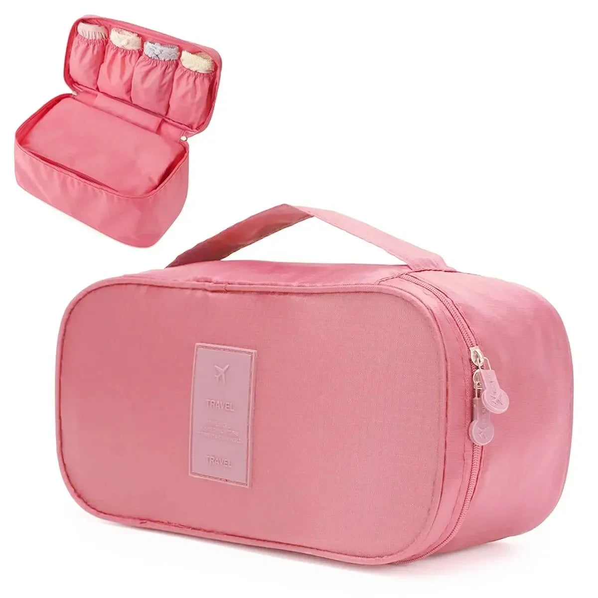 Portable Travel Storage Bag Multi-function Bra Underwear Organizer Bag Toiletry Cosmetic Case for Home Travel Handbag Makeup Bag Leedoar