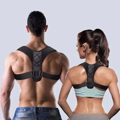 Corrector de postura unisex ajustable para la parte superior de la espalda, hombros y zona lumbar