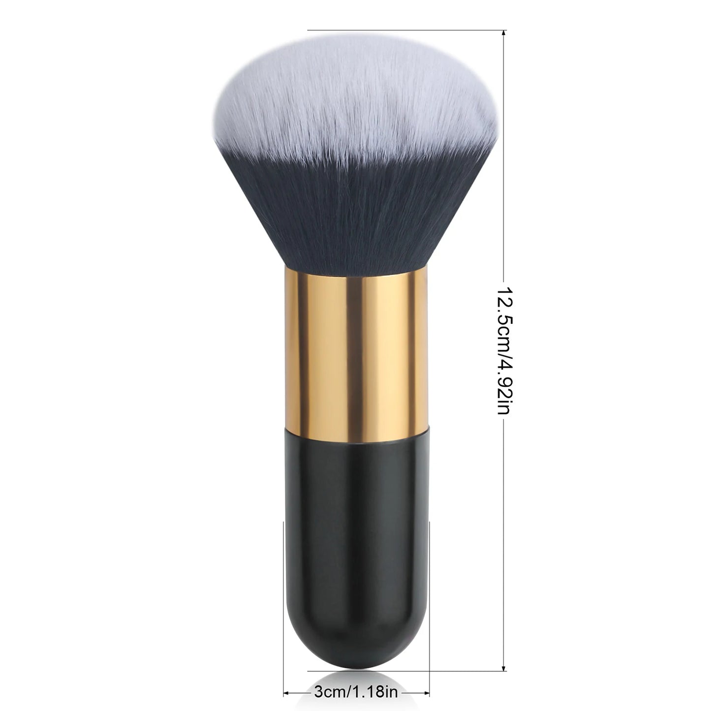 Power Makeup Brush, 1pcs Plastic	Daily  Reusable makeup brush For Making Up Supply Leedoar