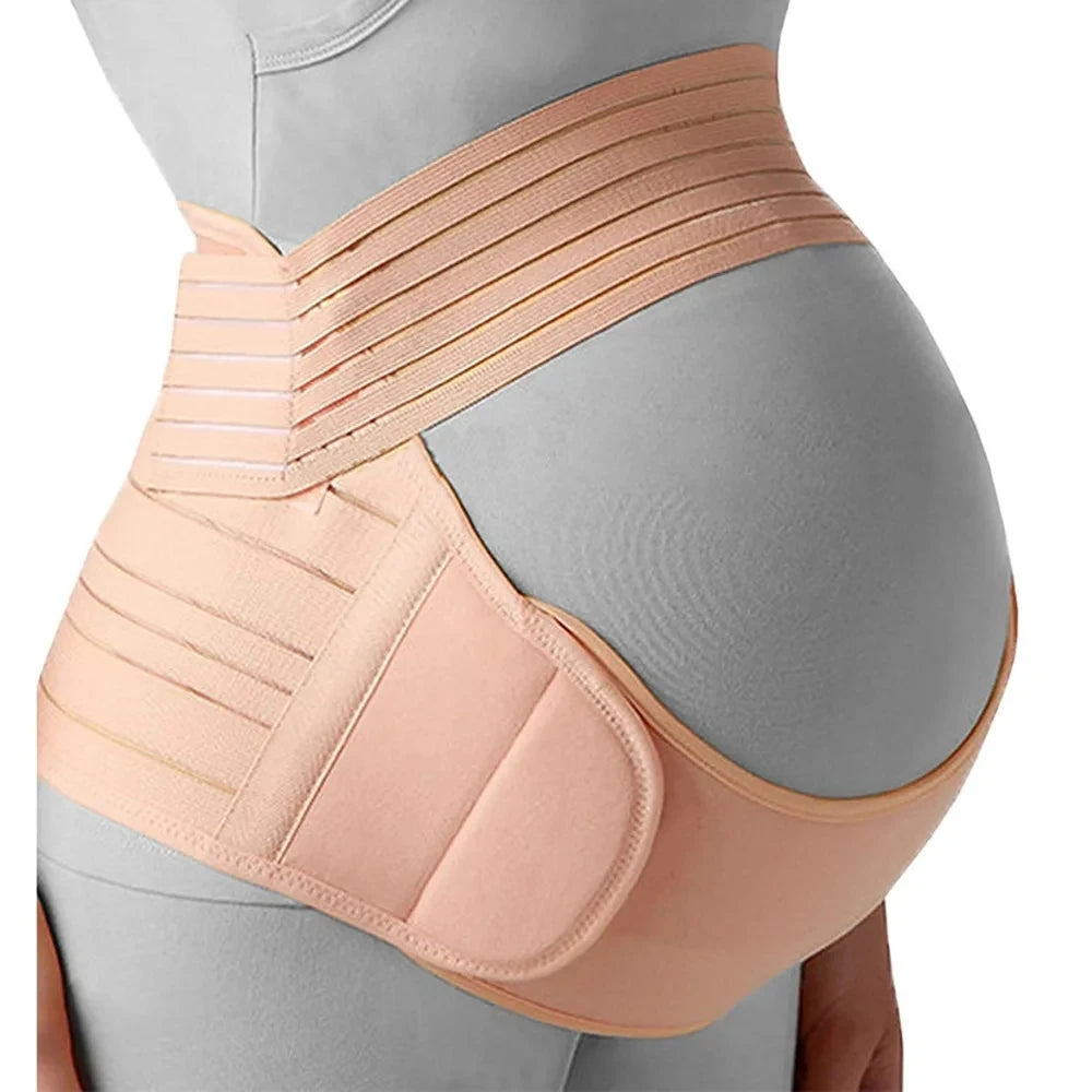 Pregnant Women Support Belly Band Back Clothes Belt Adjustable Waist Care Maternity Abdomen Brace Protector Pregnancy Leedoar