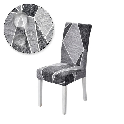 Printed Stretch Chair Cover Big Elastic Seat Chair Covers Office Chair Slipcovers Restaurant Banquet Hotel Home Decoration Leedoar