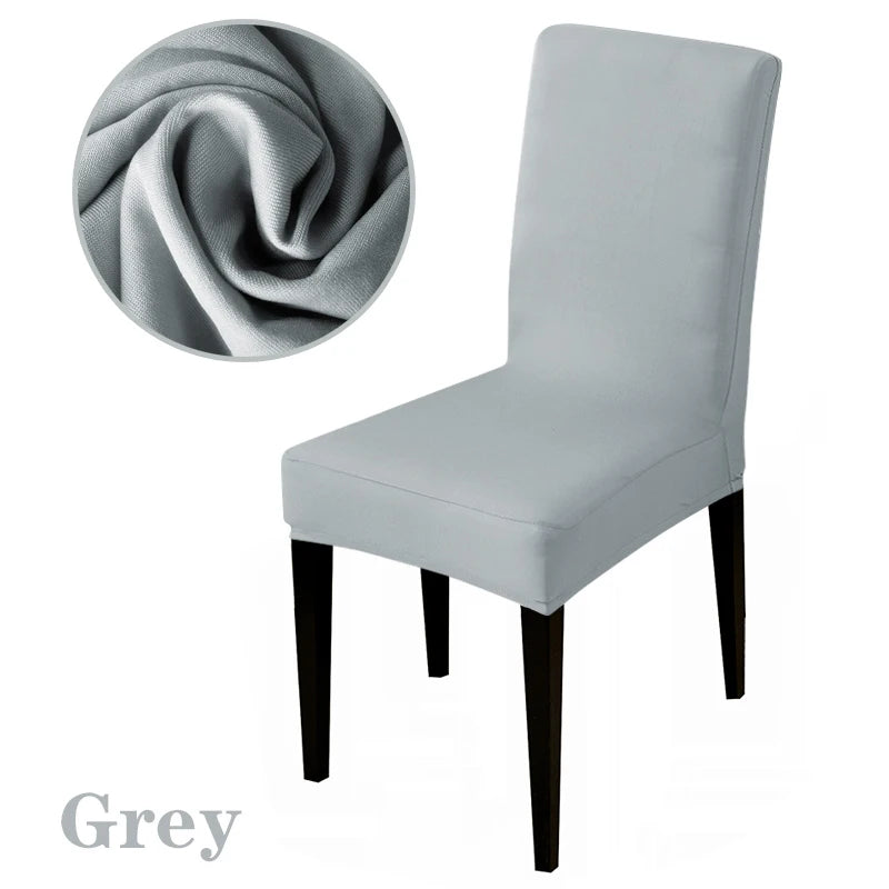 Printed Stretch Chair Cover Big Elastic Seat Chair Covers Office Chair Slipcovers Restaurant Banquet Hotel Home Decoration Leedoar