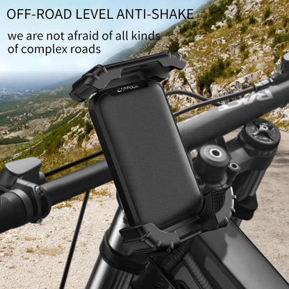 Private Model Bike Stand Upgrade Thickened Four Corners Durable Rider Shockproof Navigation Stand Riding Motorcycle Stand Leedoar