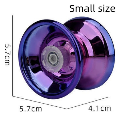 Professional Aluminum Metal Yoyo for Kids and Beginners. Metal Yo YOS for Kids and Adults with Yo Yo Accessories Leedoar