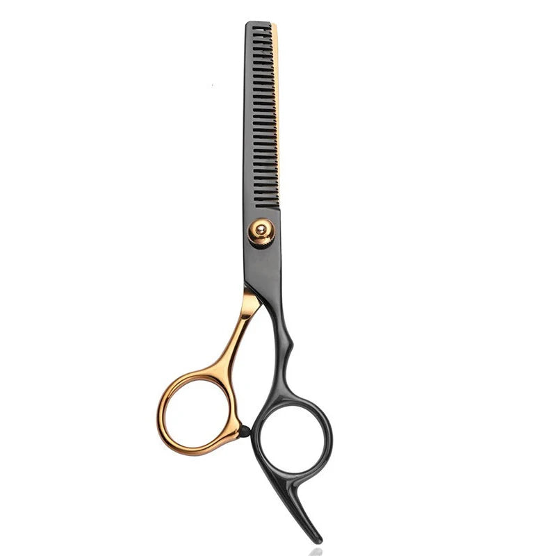 Professional Barber Razor Shear 6 Inch Stainless Steel Hairdressing Scissors Cutting for Men Women Kids Salon Pet Leedoar