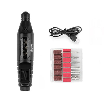 Professional Electric Nail Drill Fast Charging Highly Efficient Heat Dissipation Multi-Functional Nail Drill Tool Home Use Leedoar