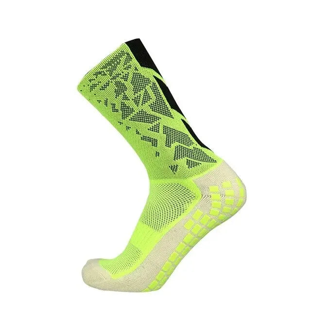 Professional Men Women Camouflage Arrow Soccer Socks Breathable Sports Silicone Anti Slip Grip Football Socks Leedoar