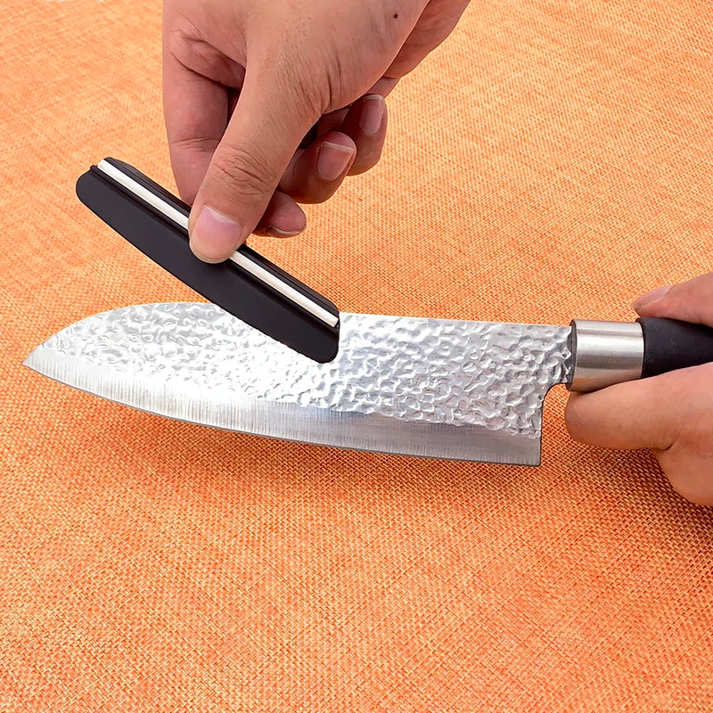 Professional Plastic Angle Guide Sharpening Stone Kitchen Knife Sharpener Knife Tools Sharper Blade Sharp Diamond Accessories Leedoar