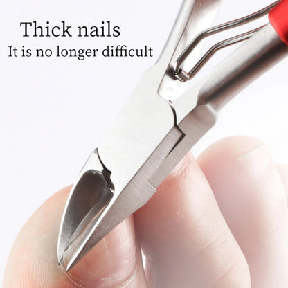 Professional Toe Nail Clippers Cutter Ingrown Toenail Tool Thick Nail Dead Skin Dirt Remover Super Sharp Curved Blade Nail Tools Leedoar