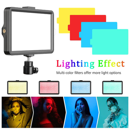 Professional Video Photography  LED light for Selfie Dimmable Video Fill Light for Photo Studio Live Fill Lamp With Tripod Stand Leedoar