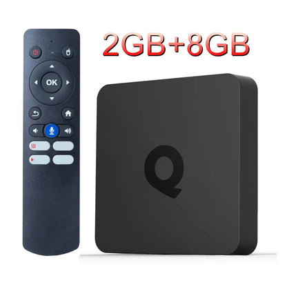 Q1 Smart ATV Media Player Android 10 Allwinner H313 2GB 16GB Dual 4G 5G Wi-Fi BT5.2 4K Set Top Box Leedoar