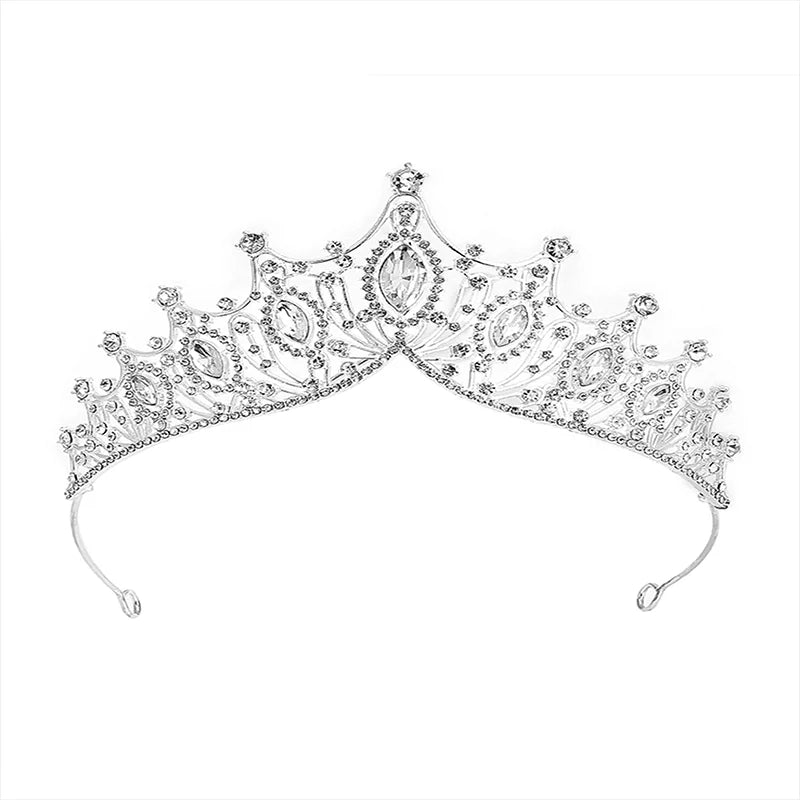 Coroas de Rainha para Mulheres Coroa de Concurso com Pentes Coroa de Princesa para Meninas Cristal Strass Tiara Faixa de Cabeça Tiara Pente Tiara 