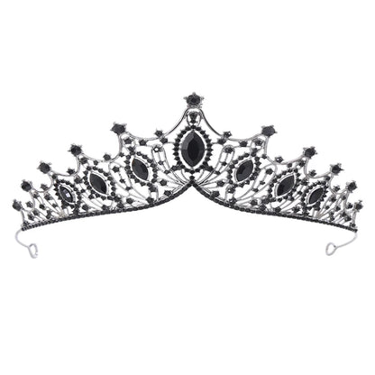 Coronas de reina para mujeres Corona de desfile con peines Corona de princesa para niñas Tiara de diamantes de imitación de cristal Diadema Tiara Peine Tiara 