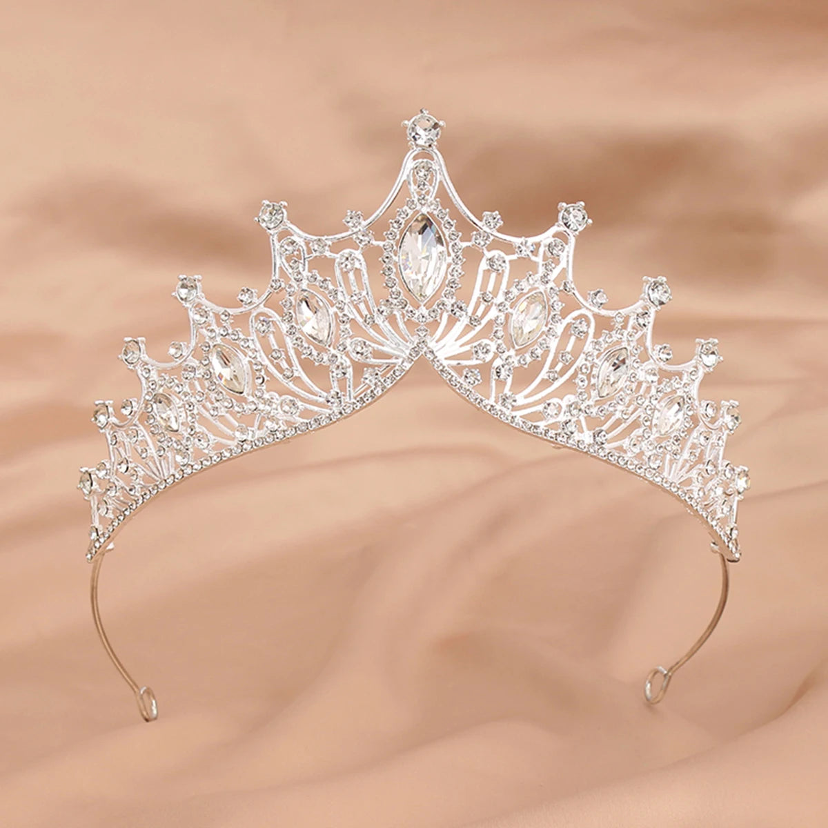 Coronas de reina para mujeres Corona de desfile con peines Corona de princesa para niñas Tiara de diamantes de imitación de cristal Diadema Tiara Peine Tiara 